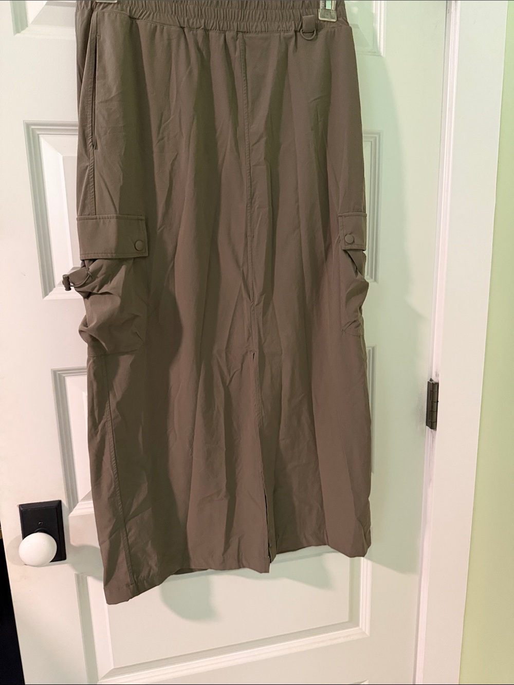 Mono B Olive Utility Skirt
